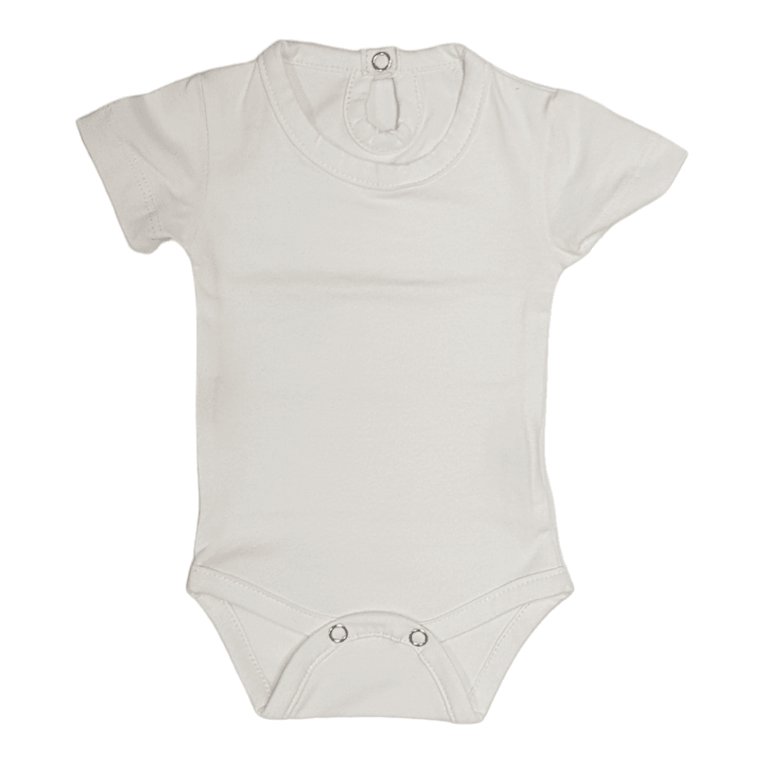 LUPO BAMBINO Bodi za bebe kratkih rukava, Beli