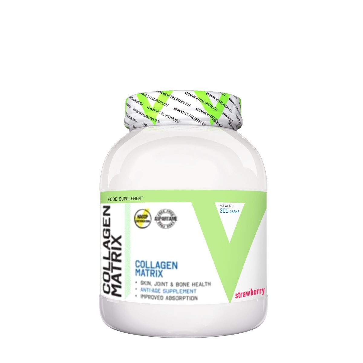 VITALIKUM Collagen Matrix sa ukusom jagode, 300g