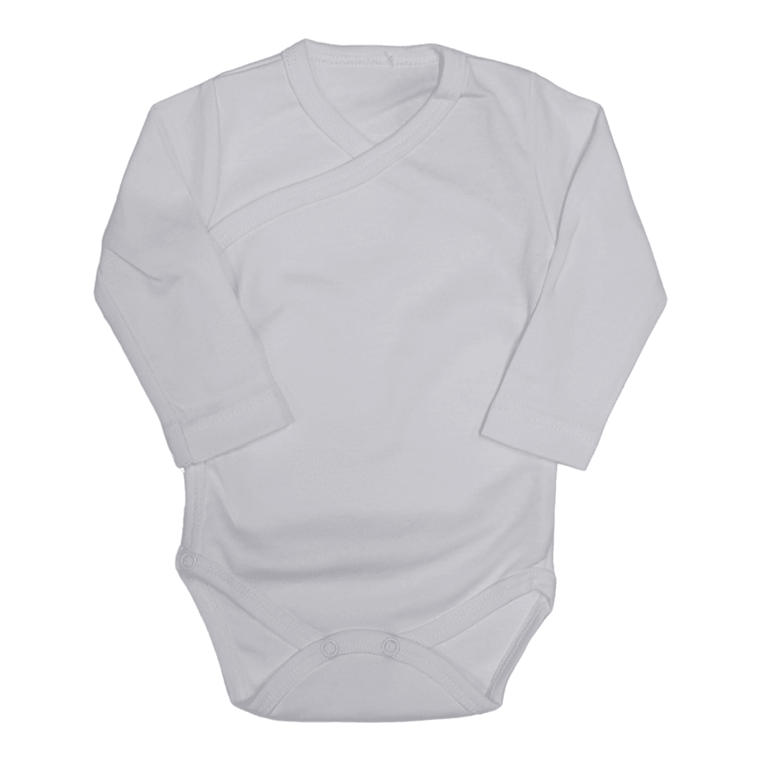 KIKO CLUB Bodi za bebe dugih rukava, Beli