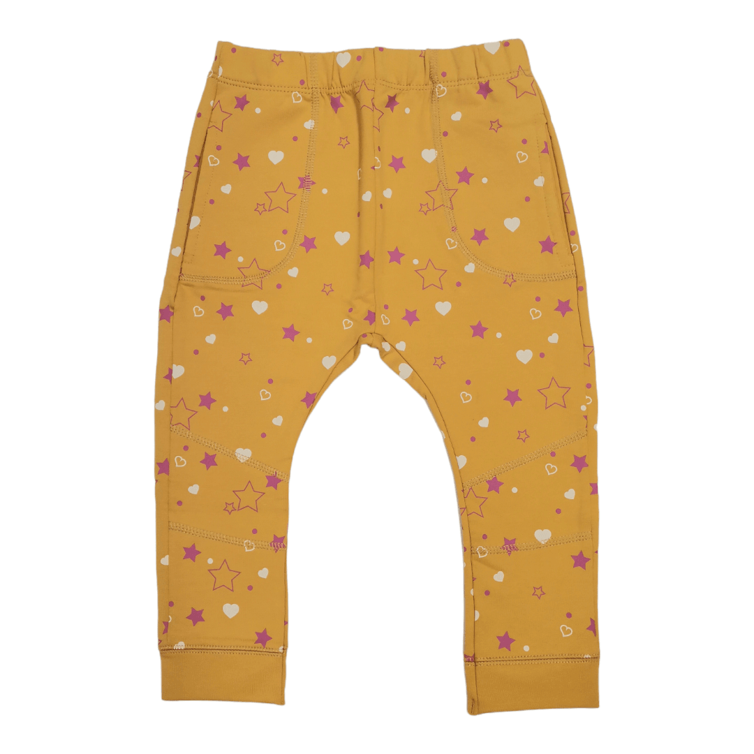 KIKO CLUB Helanke za bebe Zvezdice, Oker