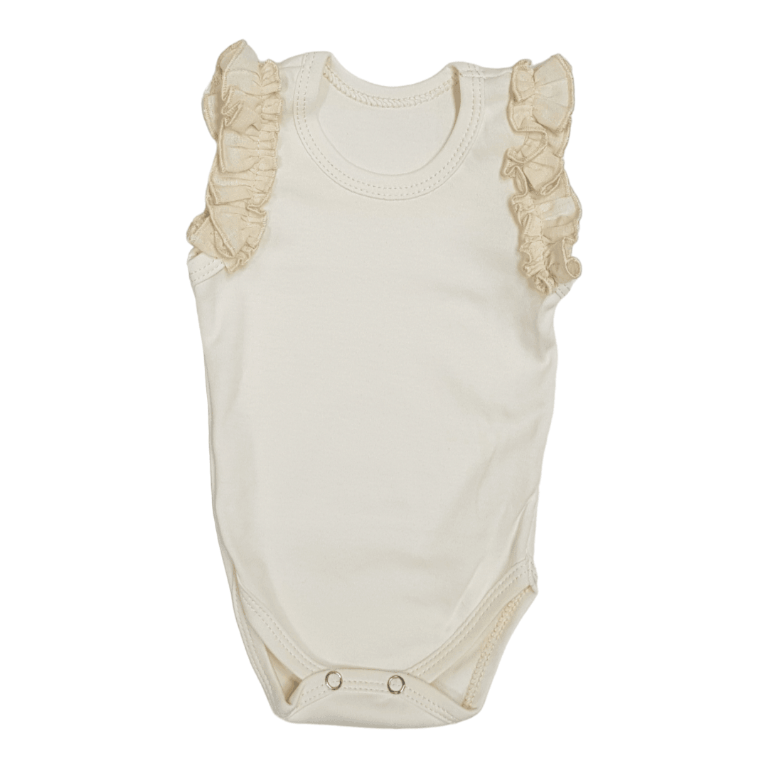 BUNNY BOO Atlet bodi za bebe, Krem