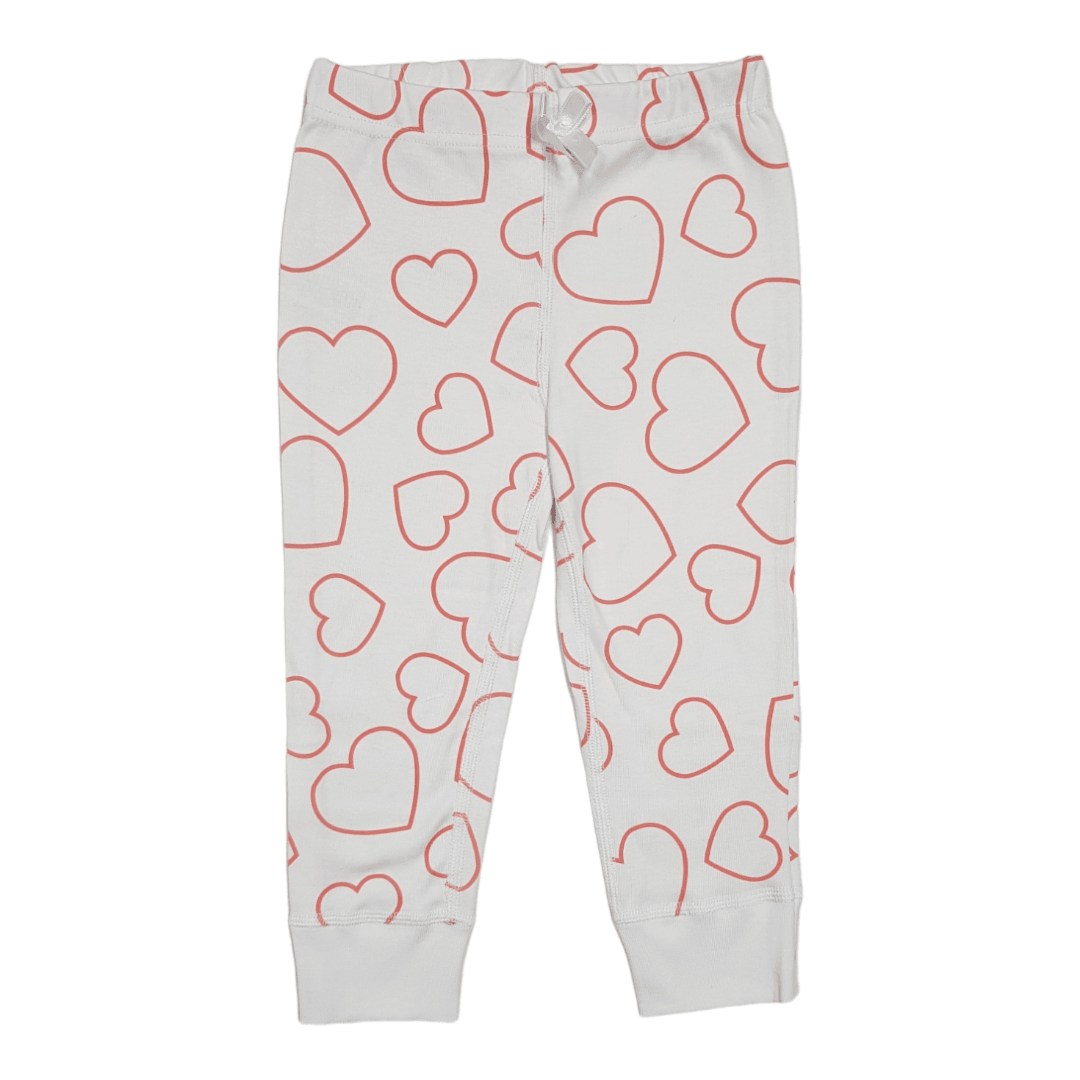 KIKO CLUB Helanke za bebe Srca, Bele