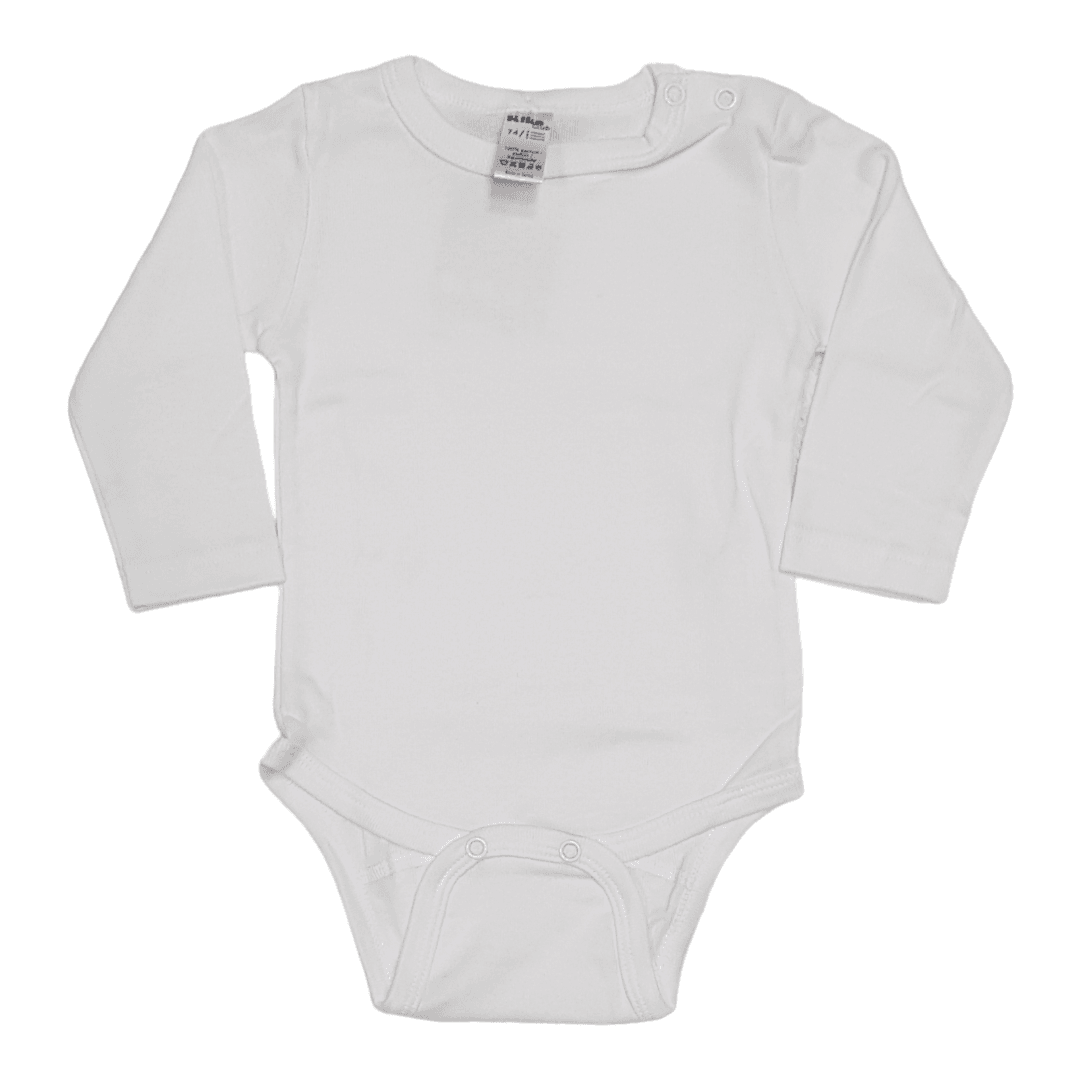 KIKO CLUB Bodi za bebe dugih rukava, Beli