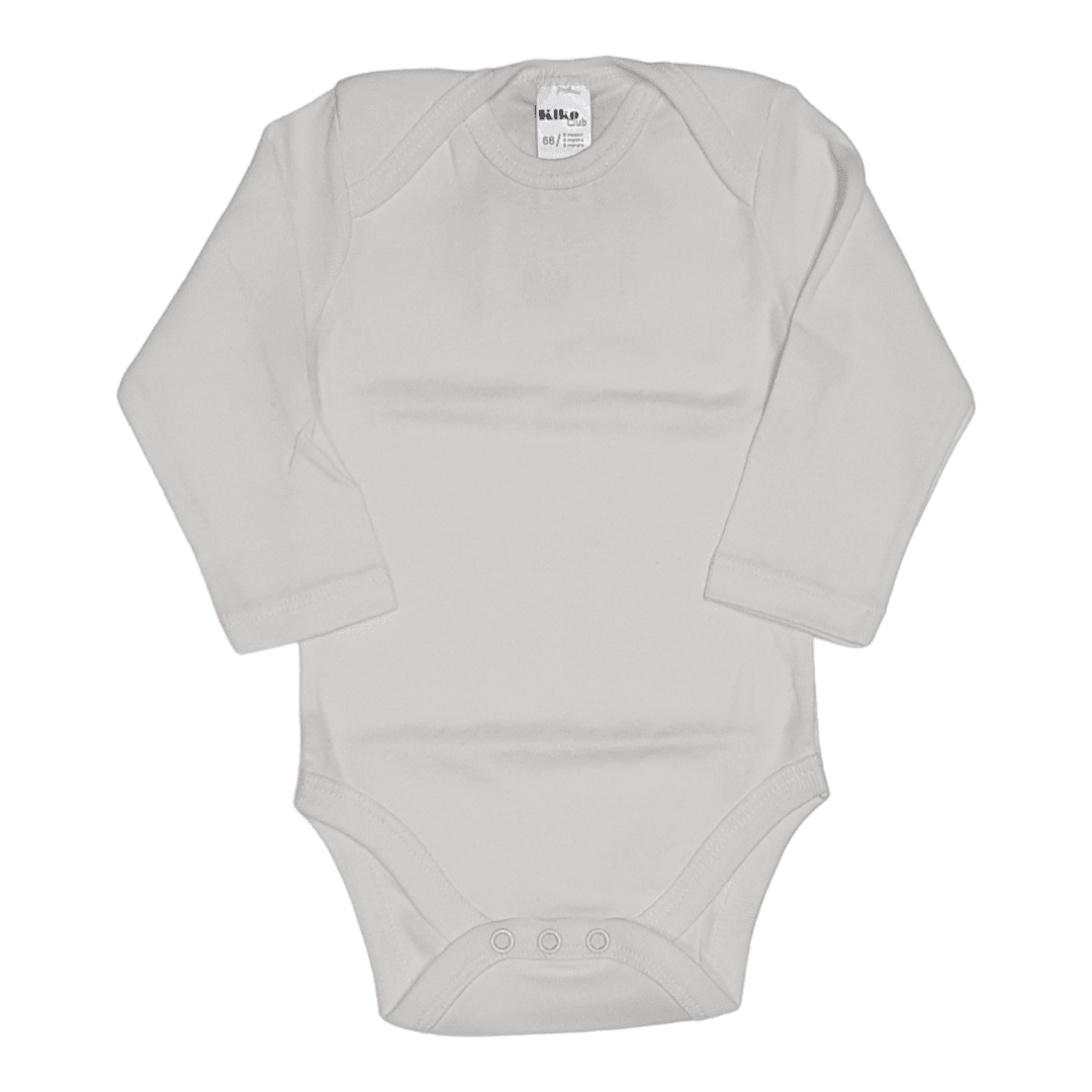 KIKO CLUB Bodi za bebe dugih rukava, Beli