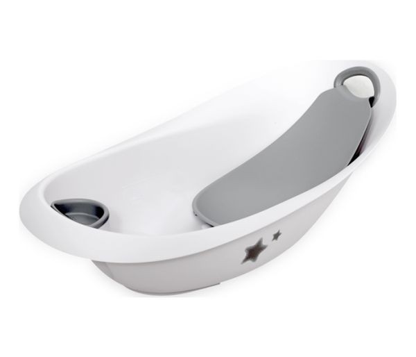 LORELLI Set kadica i podloga za kupanje Zvezdice, Beli