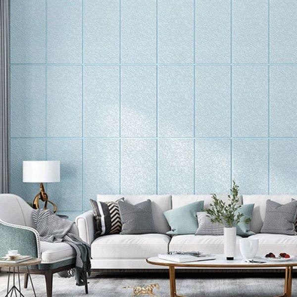 3D samolepljive nalepnice za zid Formwall, 5 komada, Plave