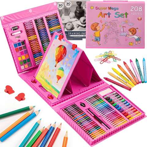 Kofer sa bojicama, Roze, 208 delova