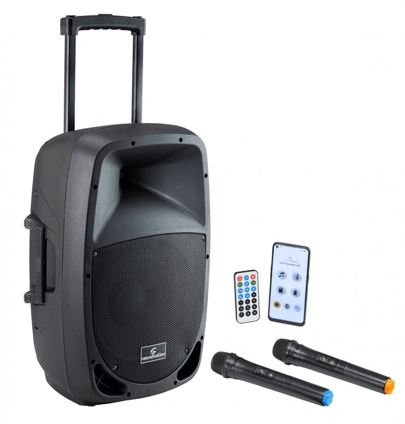SOUNDSATION Prenosivi razglasni sistem GO-SOUND, 15AIR, Crni