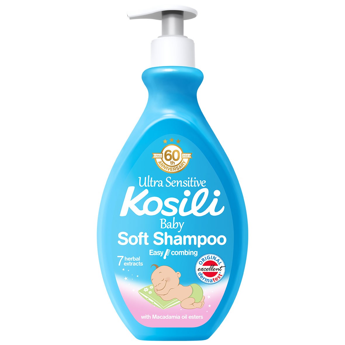 KOSILI Baby šampon plavi sa pumpicom 400 ml