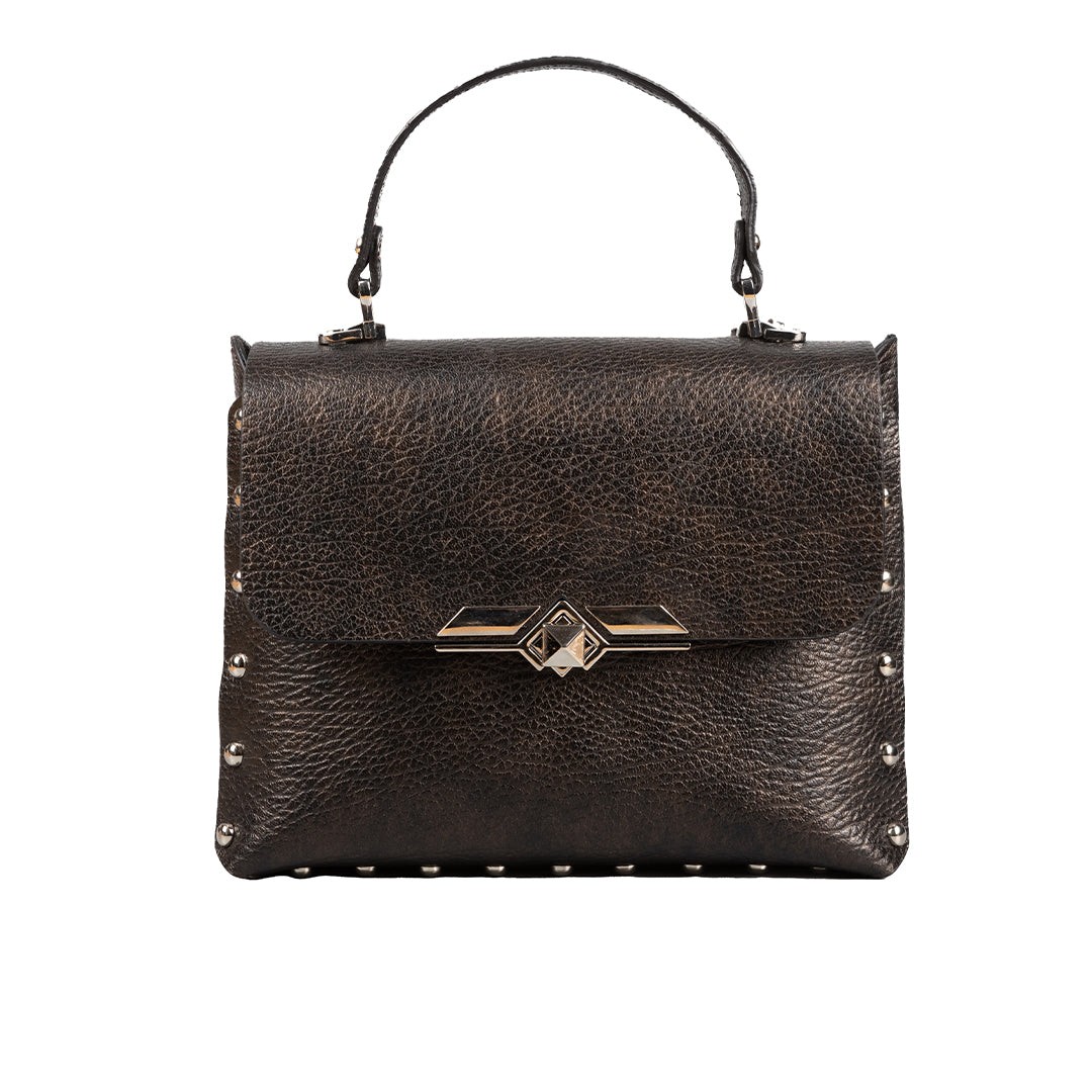 BUFFALO Ženska torba Split Zlato 213, Crna