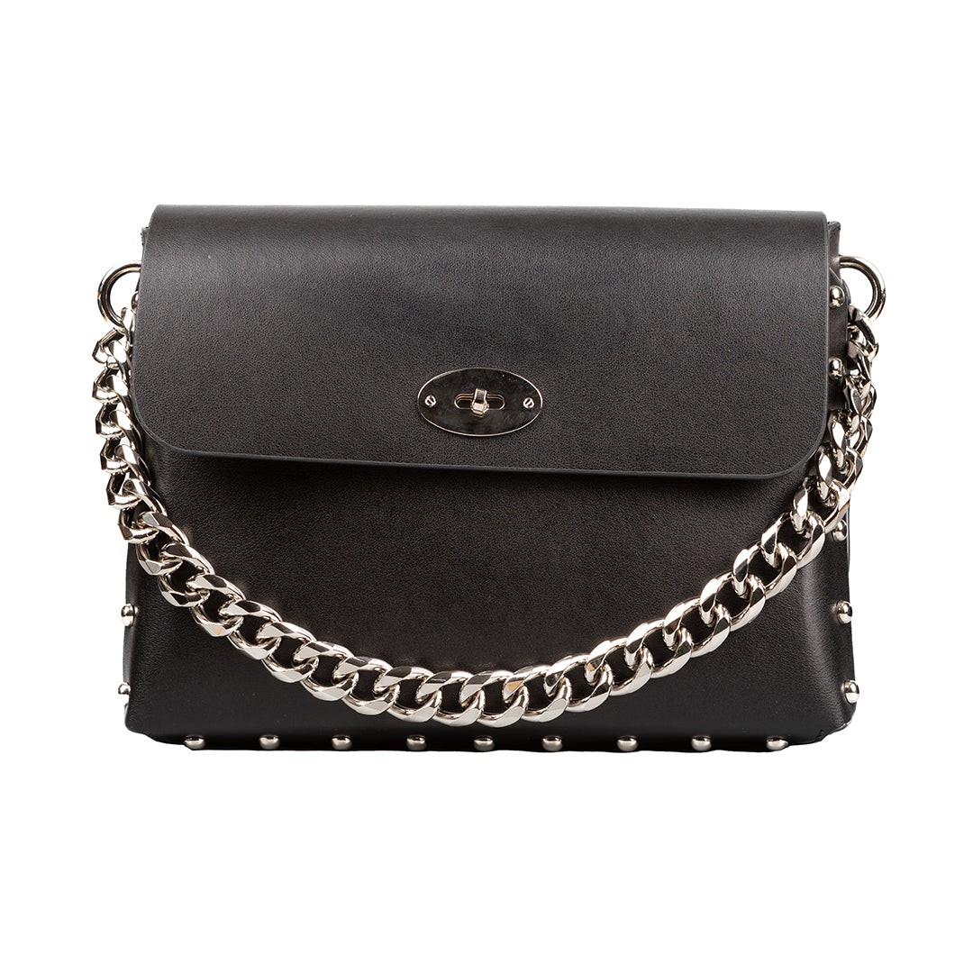 BUFFALO Ženska torba Atina Nikl 200, Crna