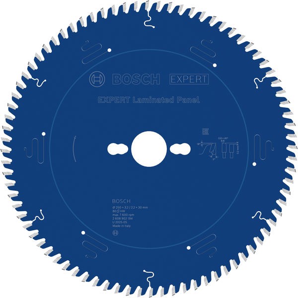 Bosch List testere za laminat panele Expert 2608902194, 250 mm, 80T