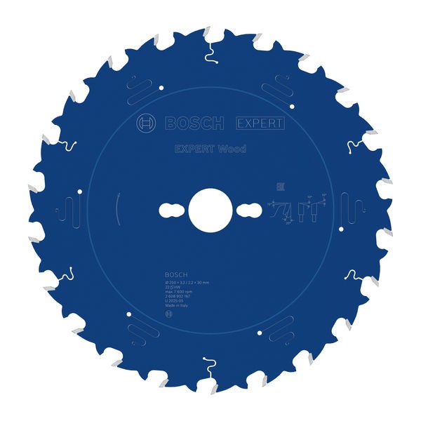 Bosch List testere za drvo Expert, 250mm, 22T