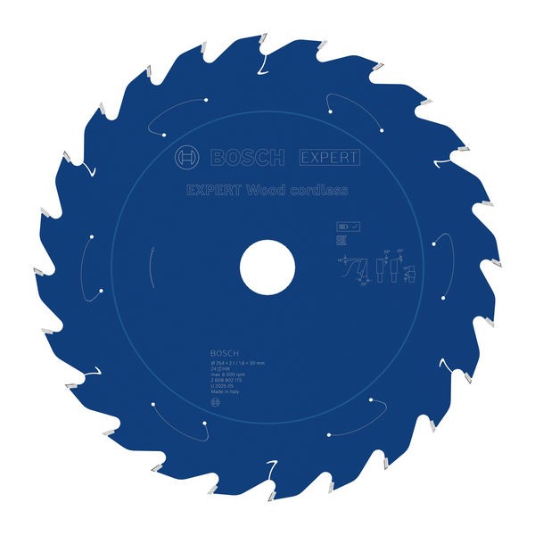 Bosch List testere za drvo Expert, 254mm, 24T