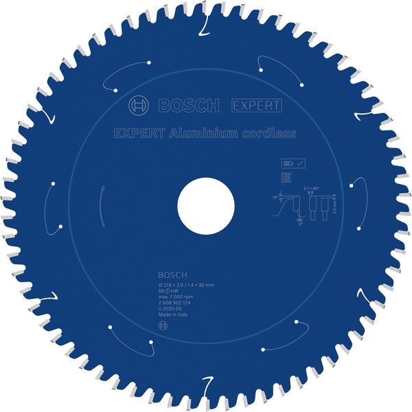 Bosch List testere za aluminijum Expert, 216mm, 66T