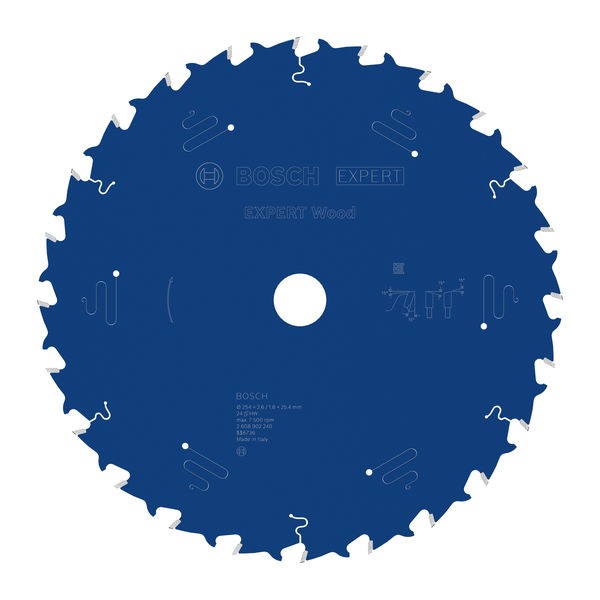 Bosch List testere za drvo Expert 2608902240, 254 mm, 24T