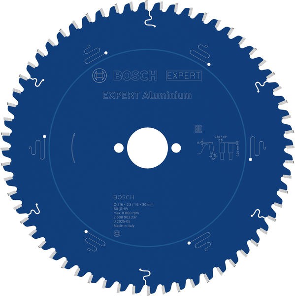 Bosch List testere za aluminijum Expert 2608902237, 216 mm, 60T