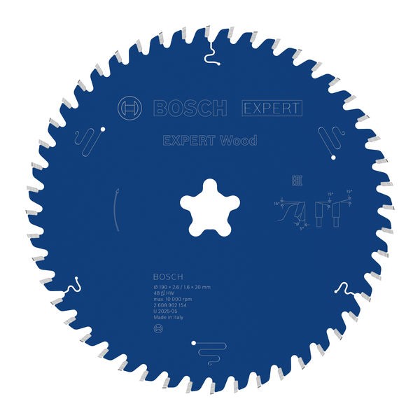 Bosch List testere za drvo Expert, 190mm, 48T