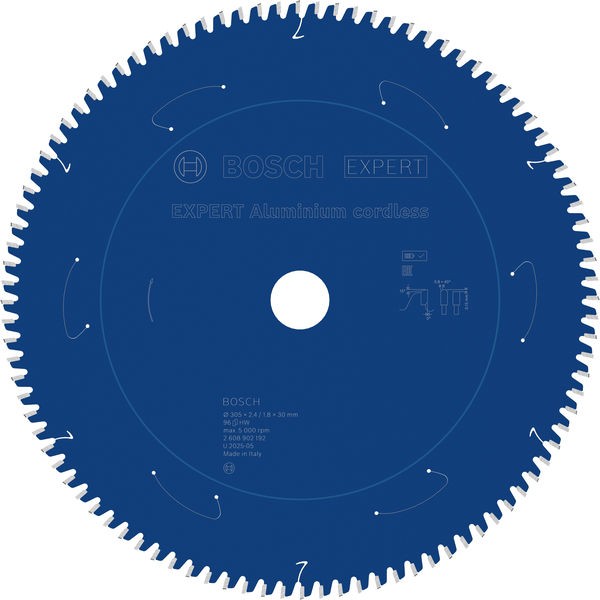 Bosch Aku list testere za aluminijum Expert 2608902192, 305 mm, 96T