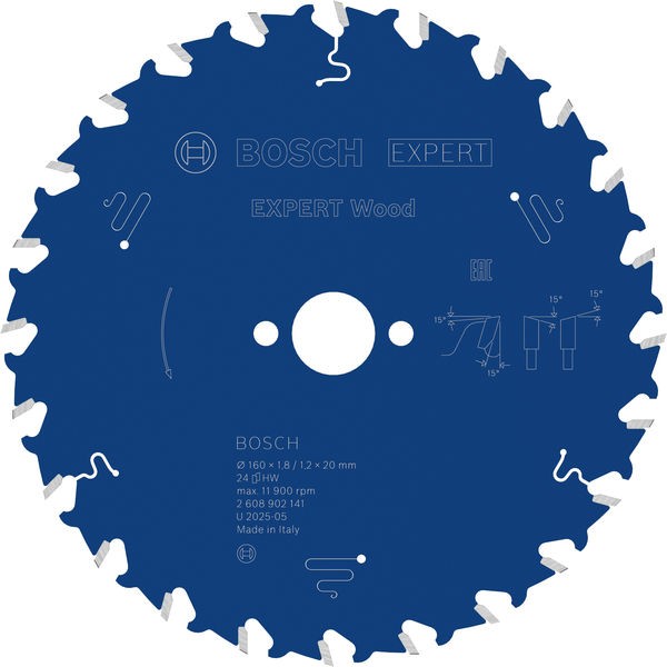 Bosch List testere za drvo, 160mm, 24T