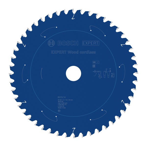 Bosch List testere za drvo Expert, 254mm, 48T