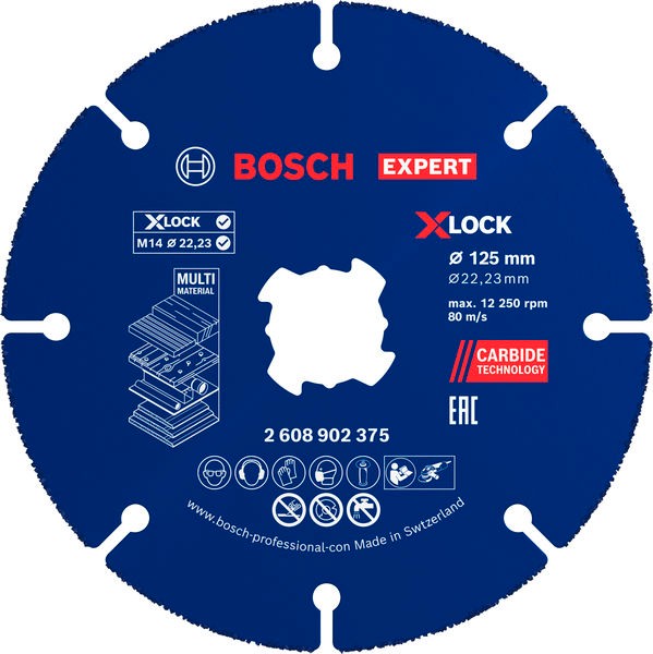 Bosch Karbidni višenamenski disk Expert 2608902377, X-Lock, 125 mm