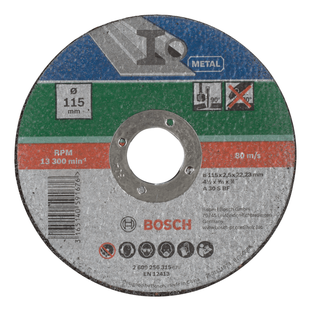 Bosch Rezna ploča 2609256315, 115×2,5×22.23 mm, Metal, 10 komada