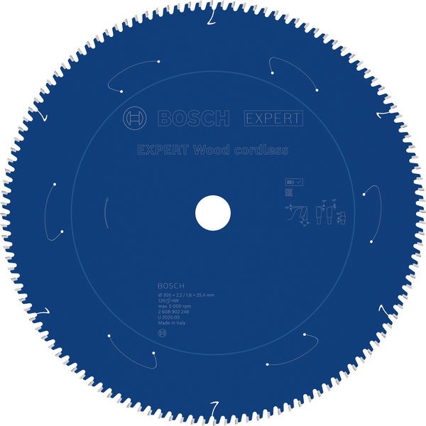 Bosch Aku list testere za drvo Expert 2608902246, 305 mm, 120T