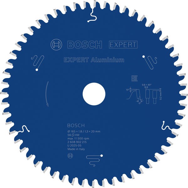 Bosch List testere za aluminijum Expert 2608902215, 165 mm, 56T