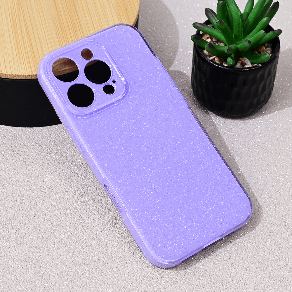 TERACELL Maska za iPhone 16 Pro Sparkle Dust, Ljubičasta