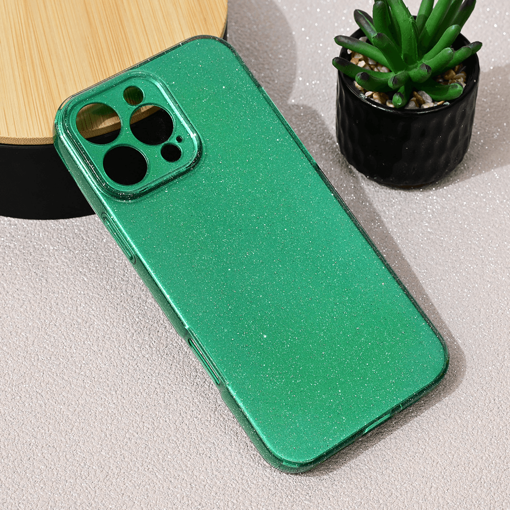 TERACELL Maska za iPhone 16 Pro Max Sparkle Dust, Zelena