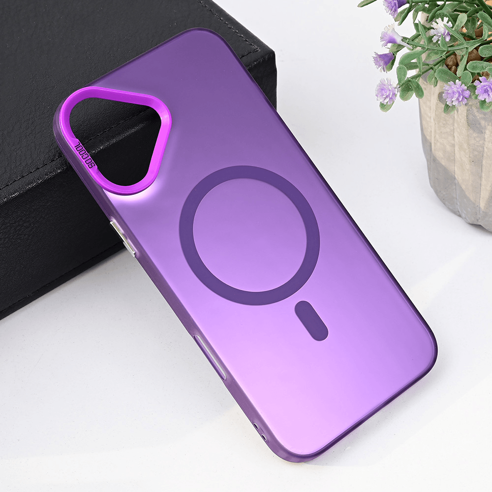 TERACELL Maska za iPhone 16 Plus Magsafe Clear, Ljubičasta