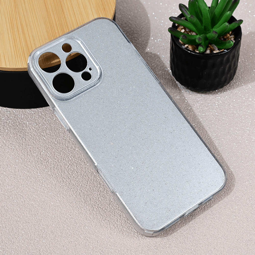 TERACELL Maska za iPhone 16 Pro Max Sparkle Dust, Srebrne boje