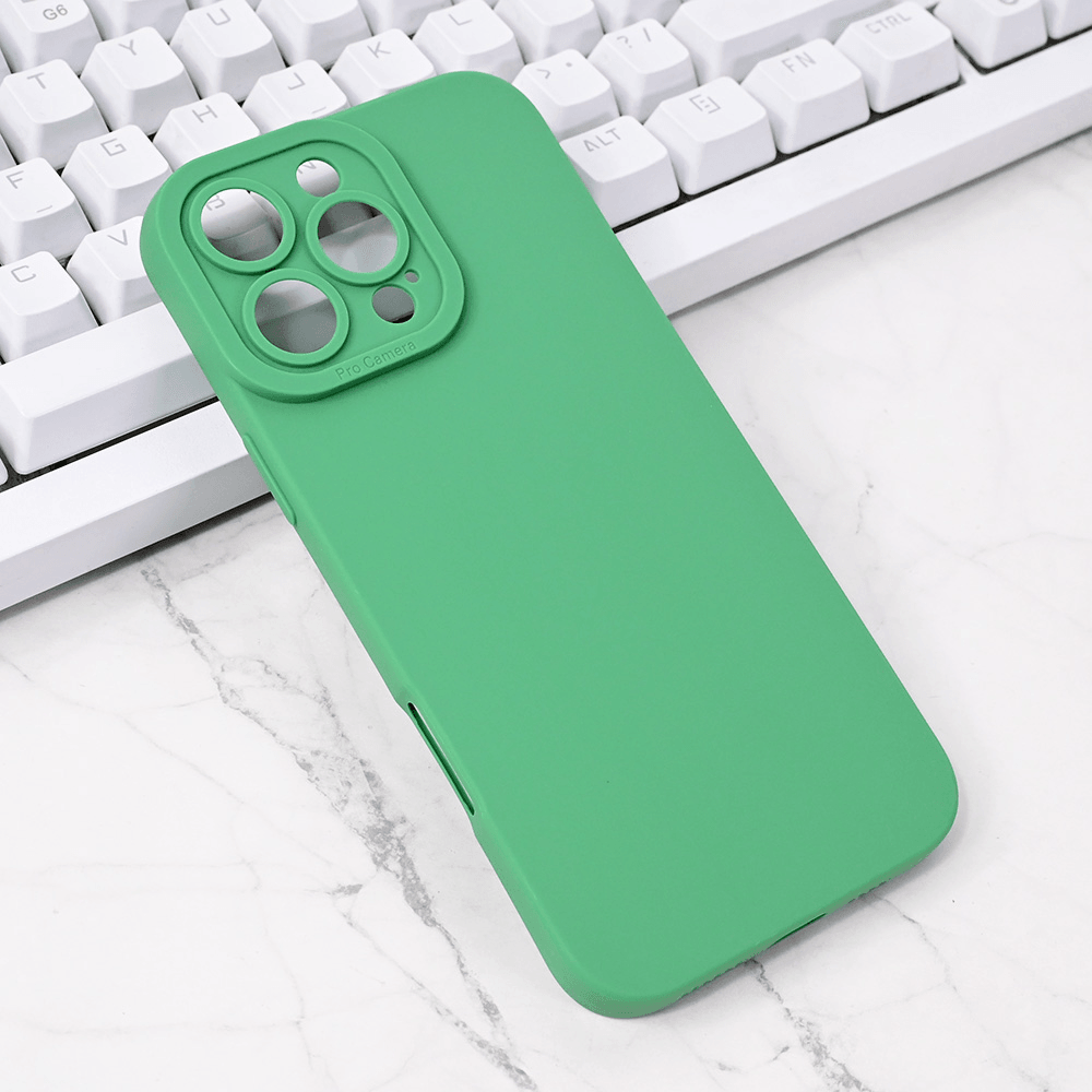 TERACELL Maska za iPhone 16 Pro Max Silikon Pro Camera, Zelena