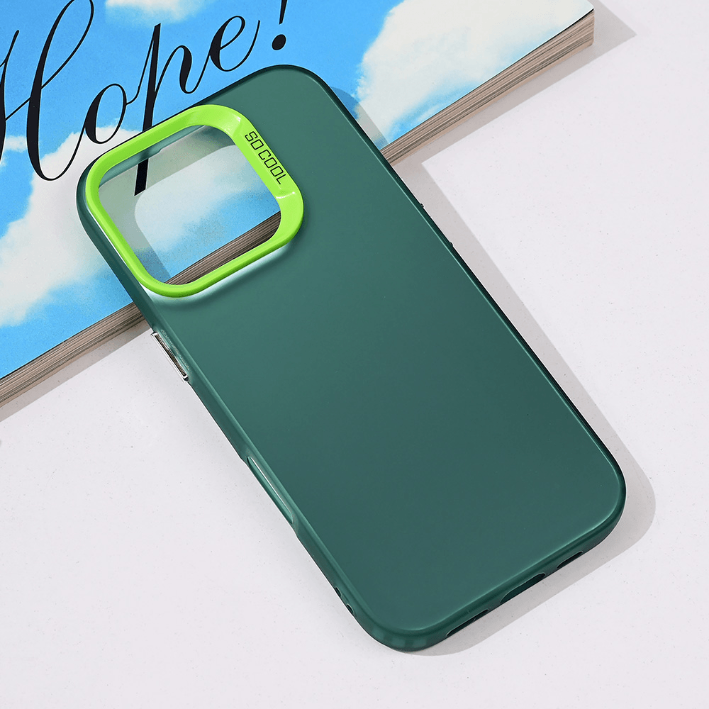 TERACELL Maska za iPhone 16 Pro Clear, Zeloena