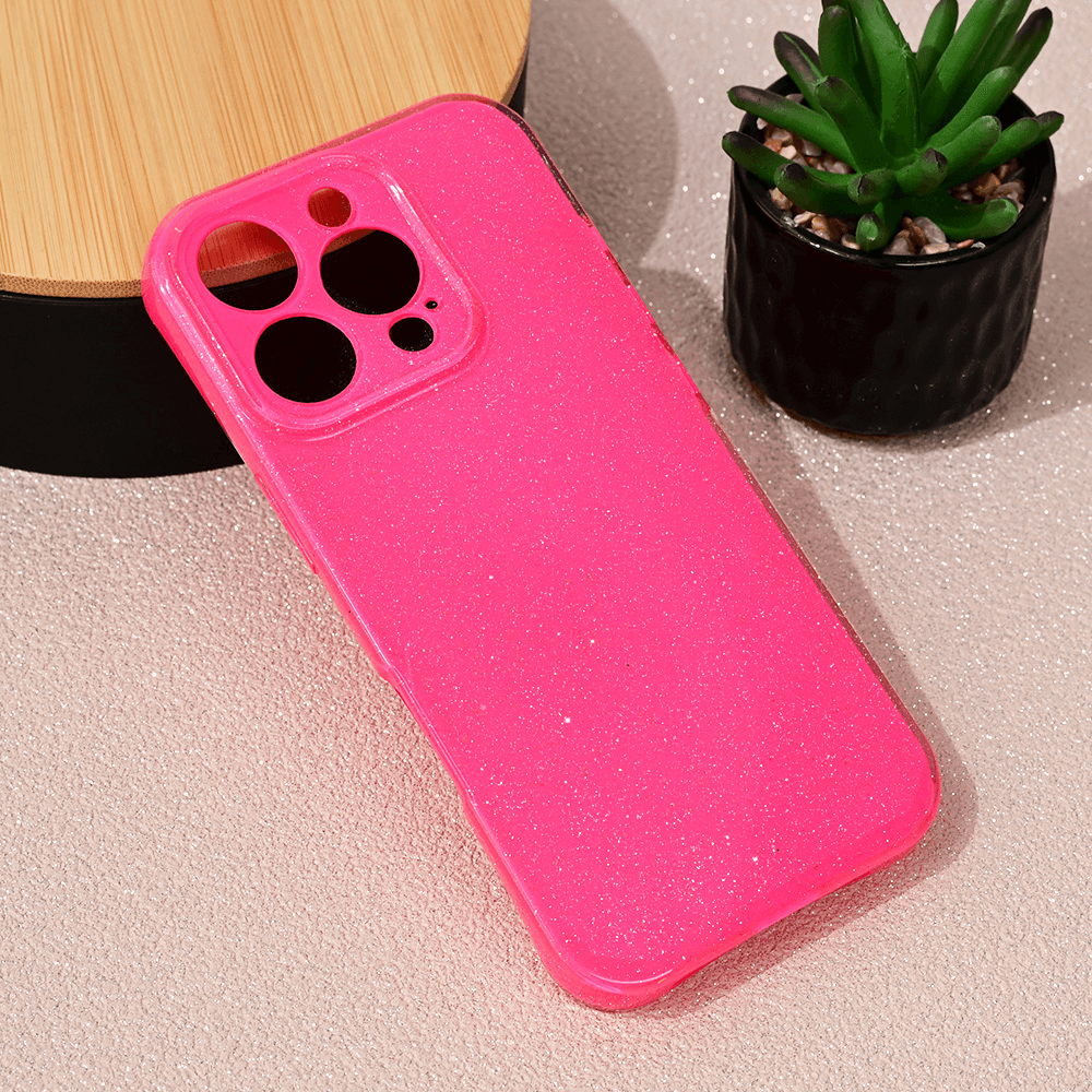 TERACELL Maska za iPhone 16 Pro Sparkle Dust, Roze