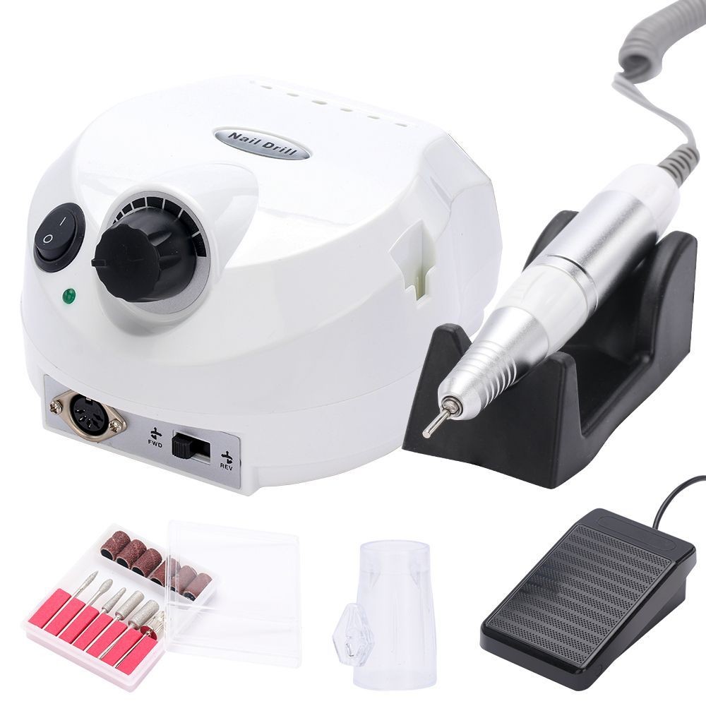 Električna turpija za nokte DM-202 Light, Bela