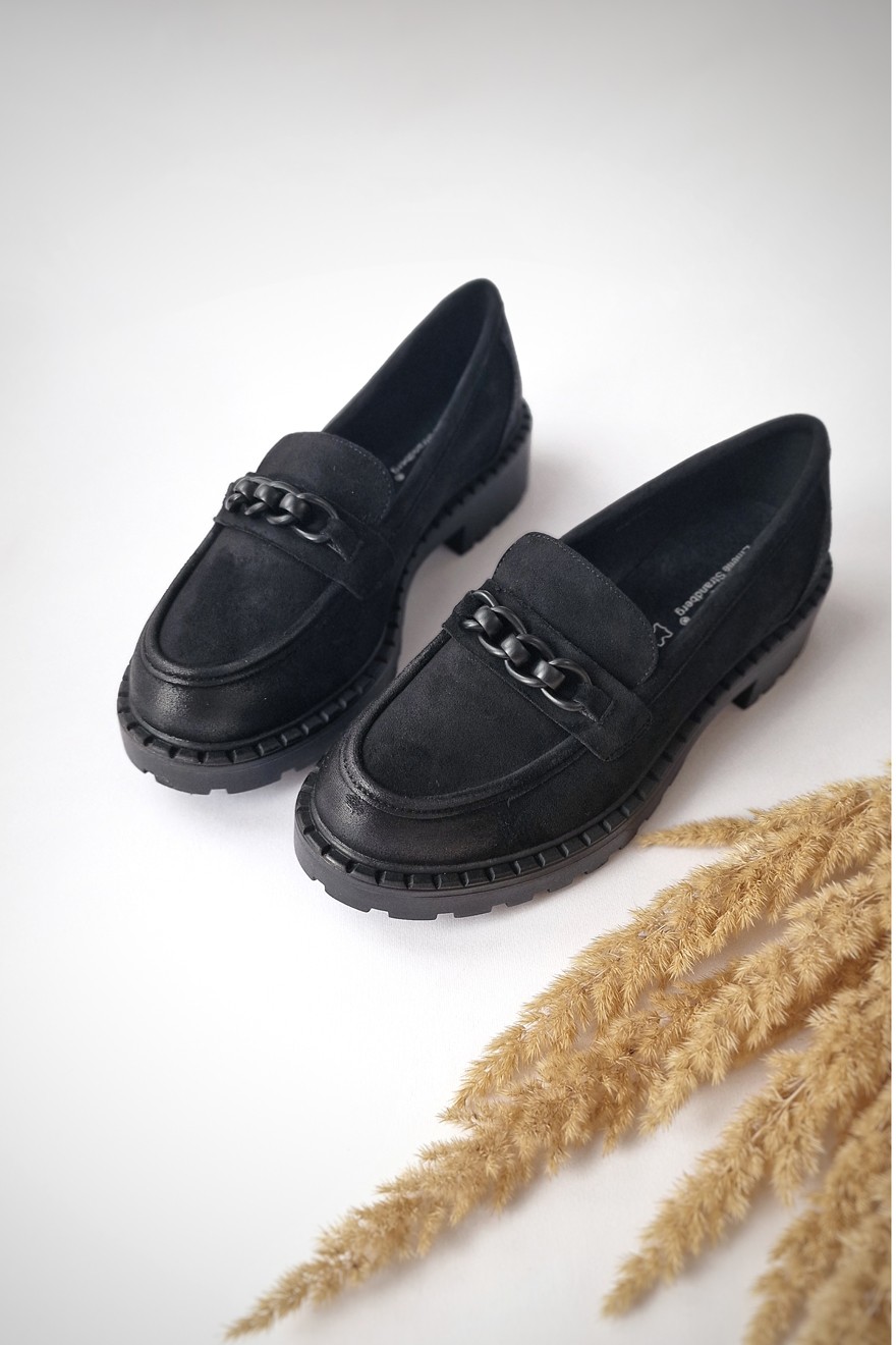 EMELIE STRANDBERG Ženske mokasine, Crne