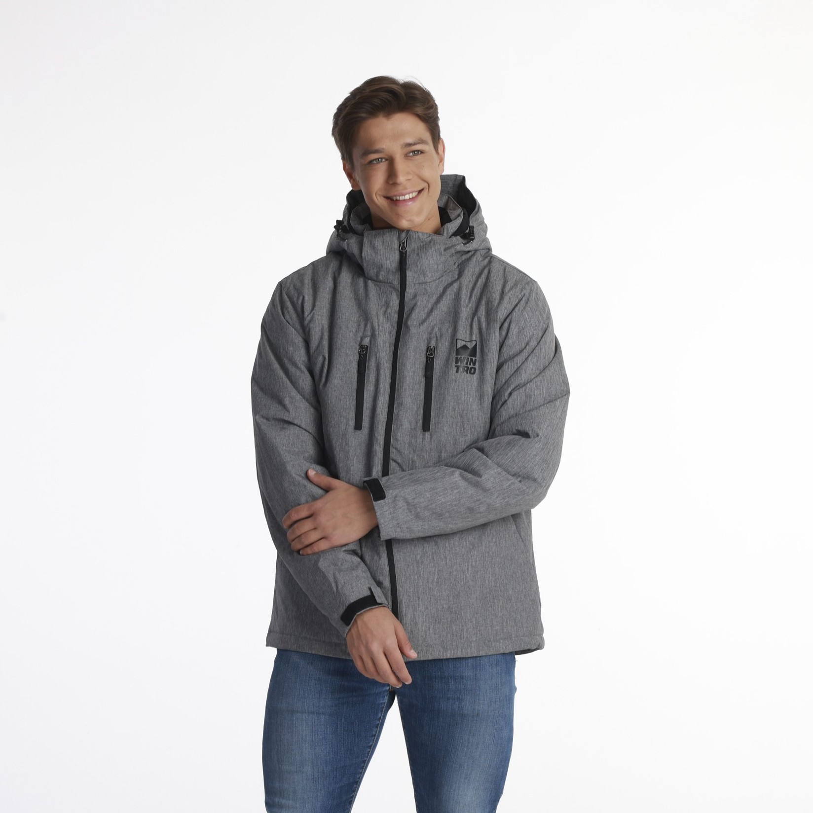 WINTRO Muška jakna Alan Jacket M, Siva