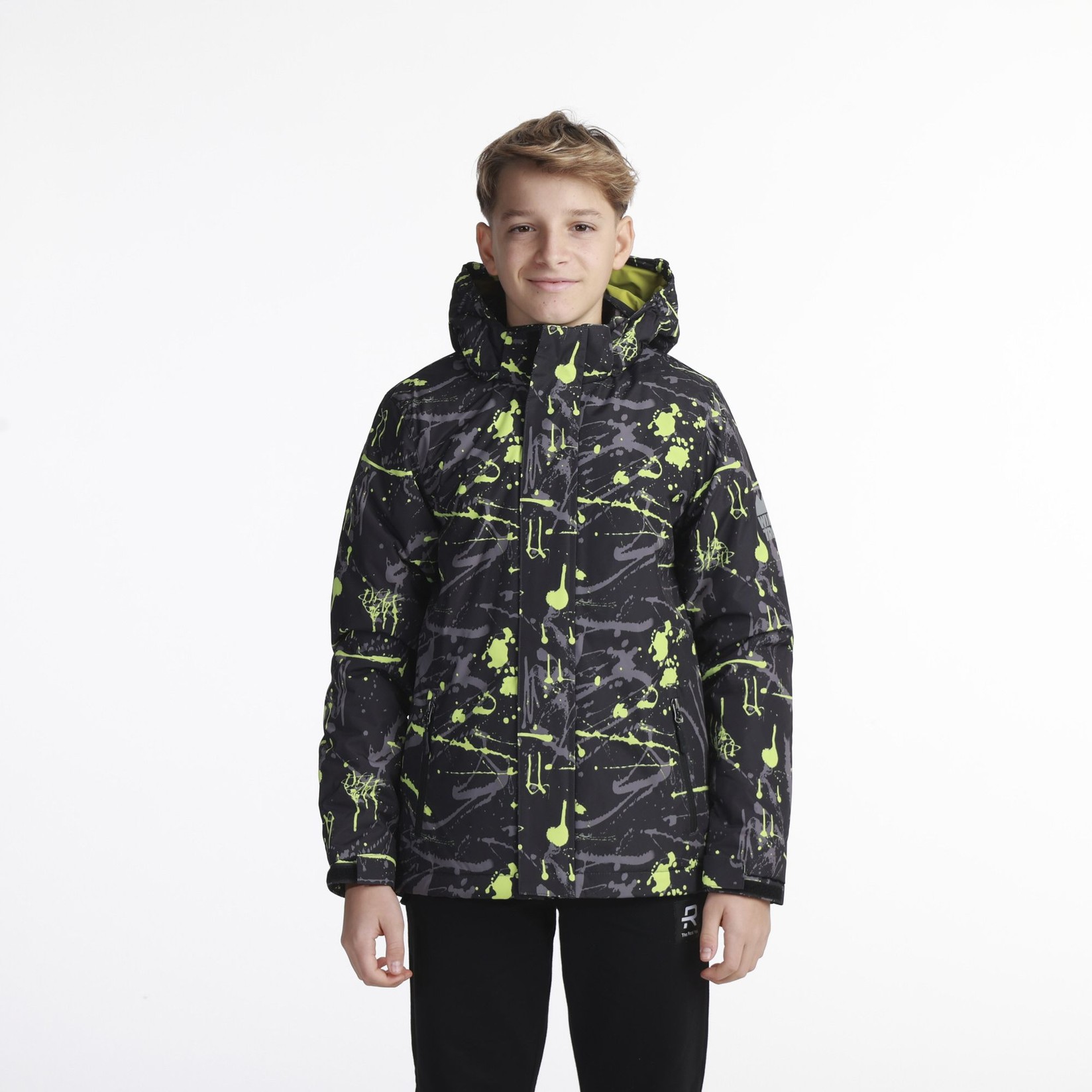 WINTRO Muška jakna Leks B Jacket Bg, Crno-žuta