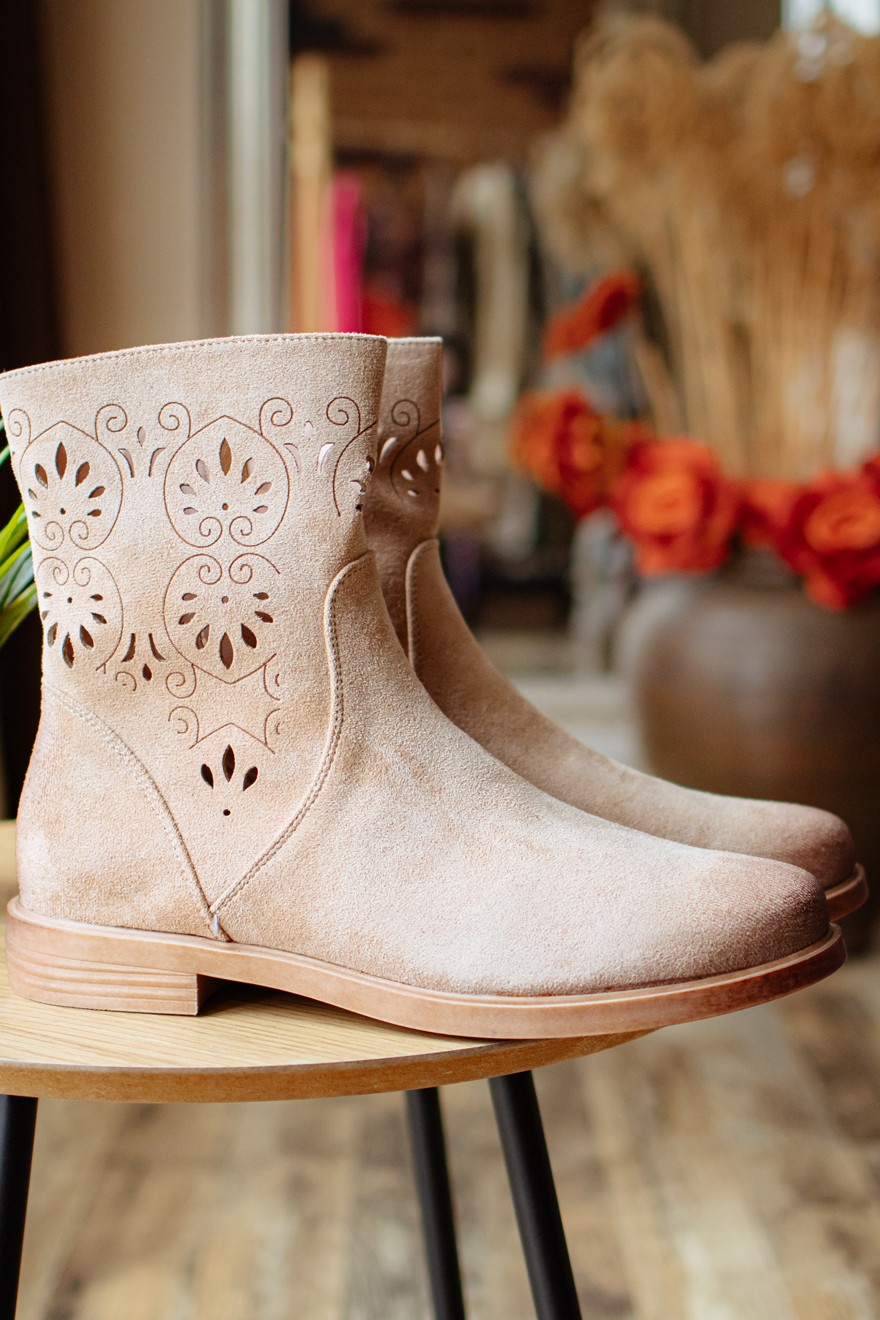 Ženske letnje čizme Senida, Bež