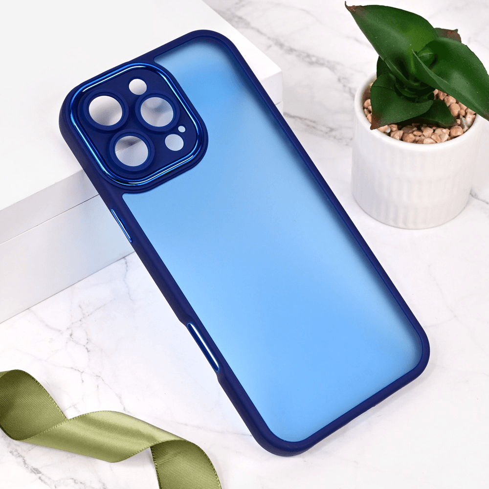 TERACELL Maska za iPhone 16 Pro Max Shining Camera, Plava