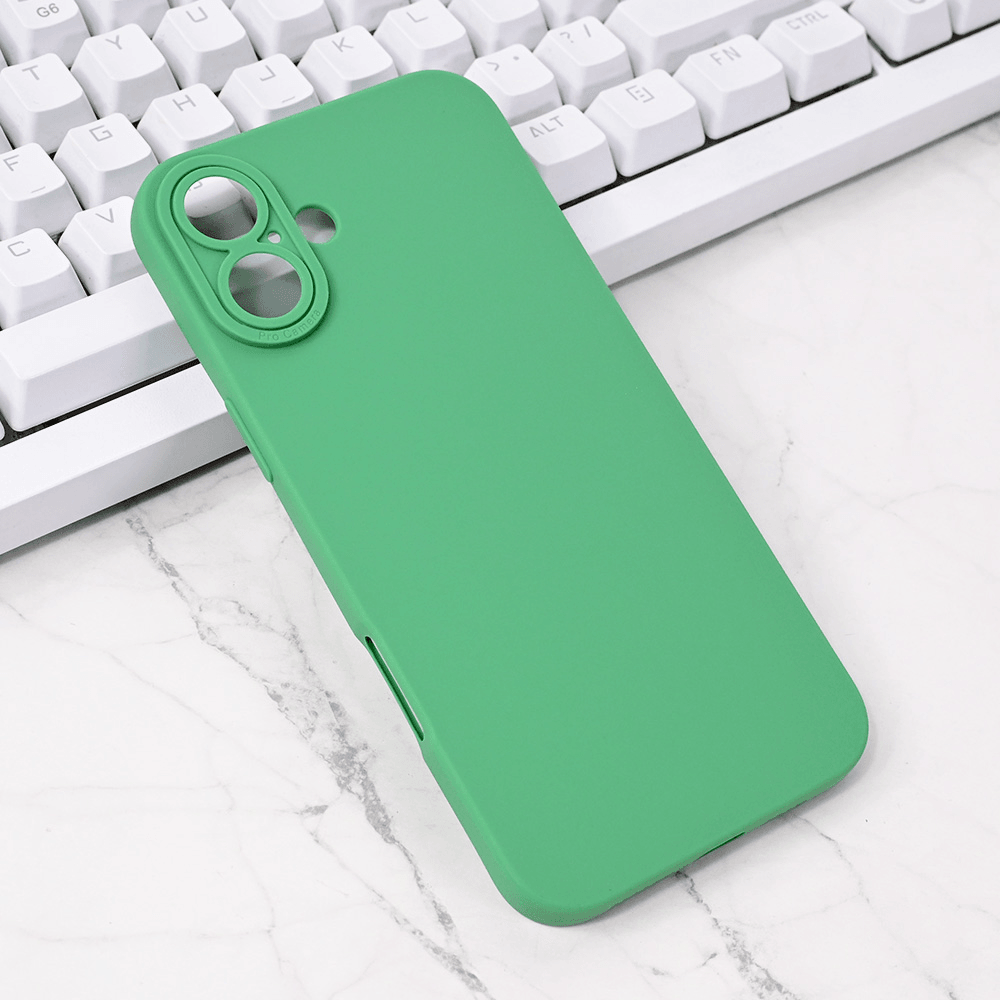 TERACELL Maska za iPhone 16 Plus Silikon Pro Camera, Zelena