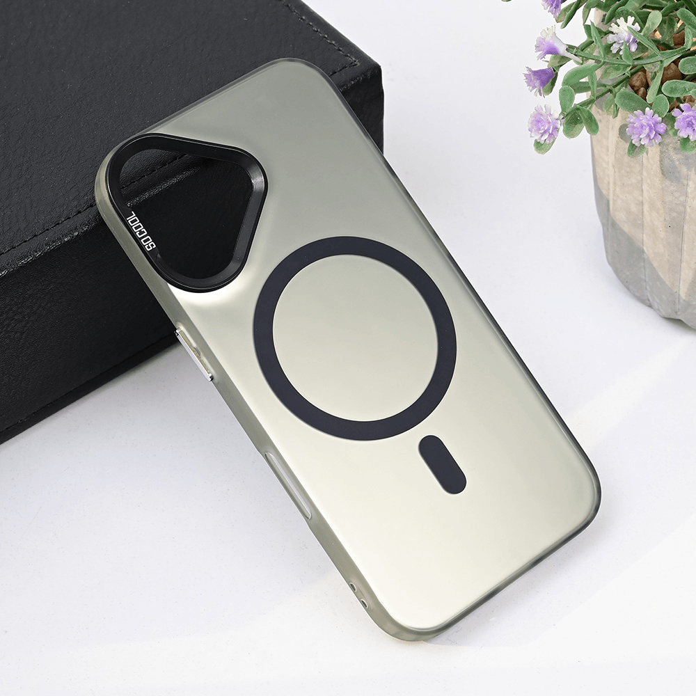 TERACELL Maska za iPhone 16 Magsafe Clear, Crna