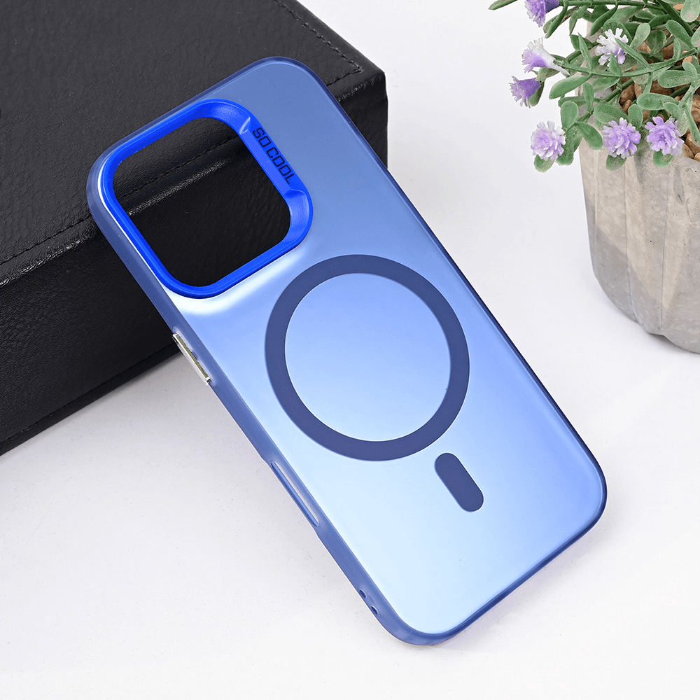 TERACELL Maska za iPhone 16 Pro Magsafe Clear, Plava