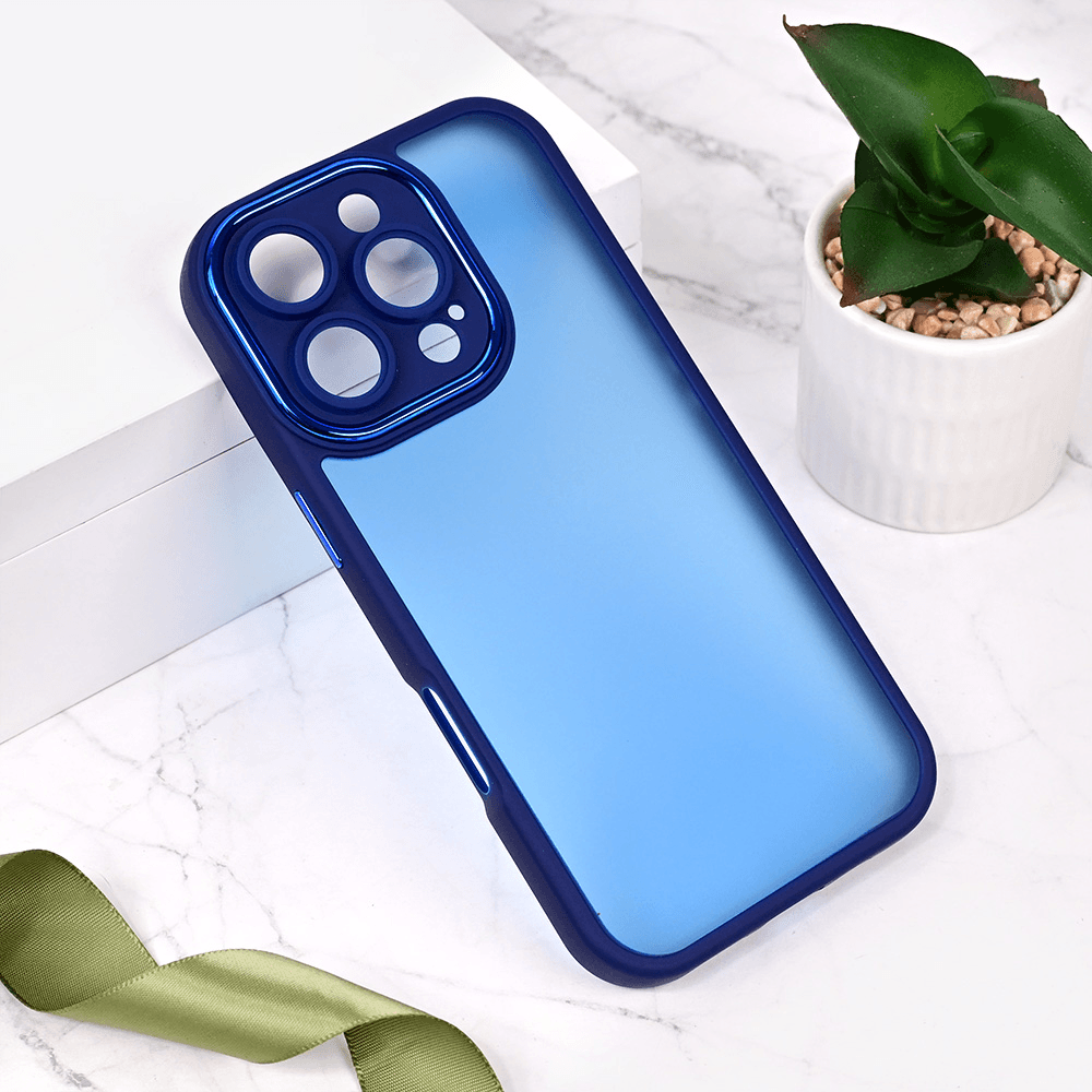 TERACELL Maska za iPhone 16 Pro Shining Camera, Plava