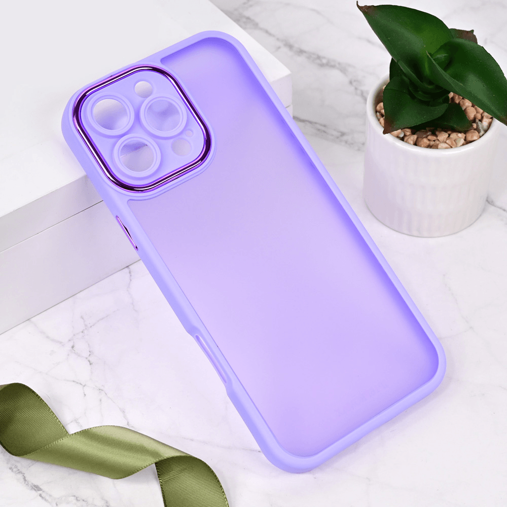 TERACELL Maska za iPhone 16 Pro Max Shining Camera, Ljubičasta