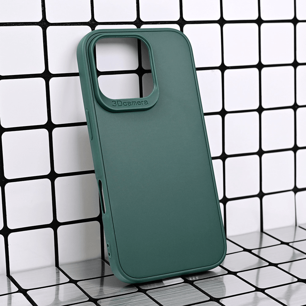 TERACELL Maska za iPhone 16 Pro 3D Camera, Tamnozelena