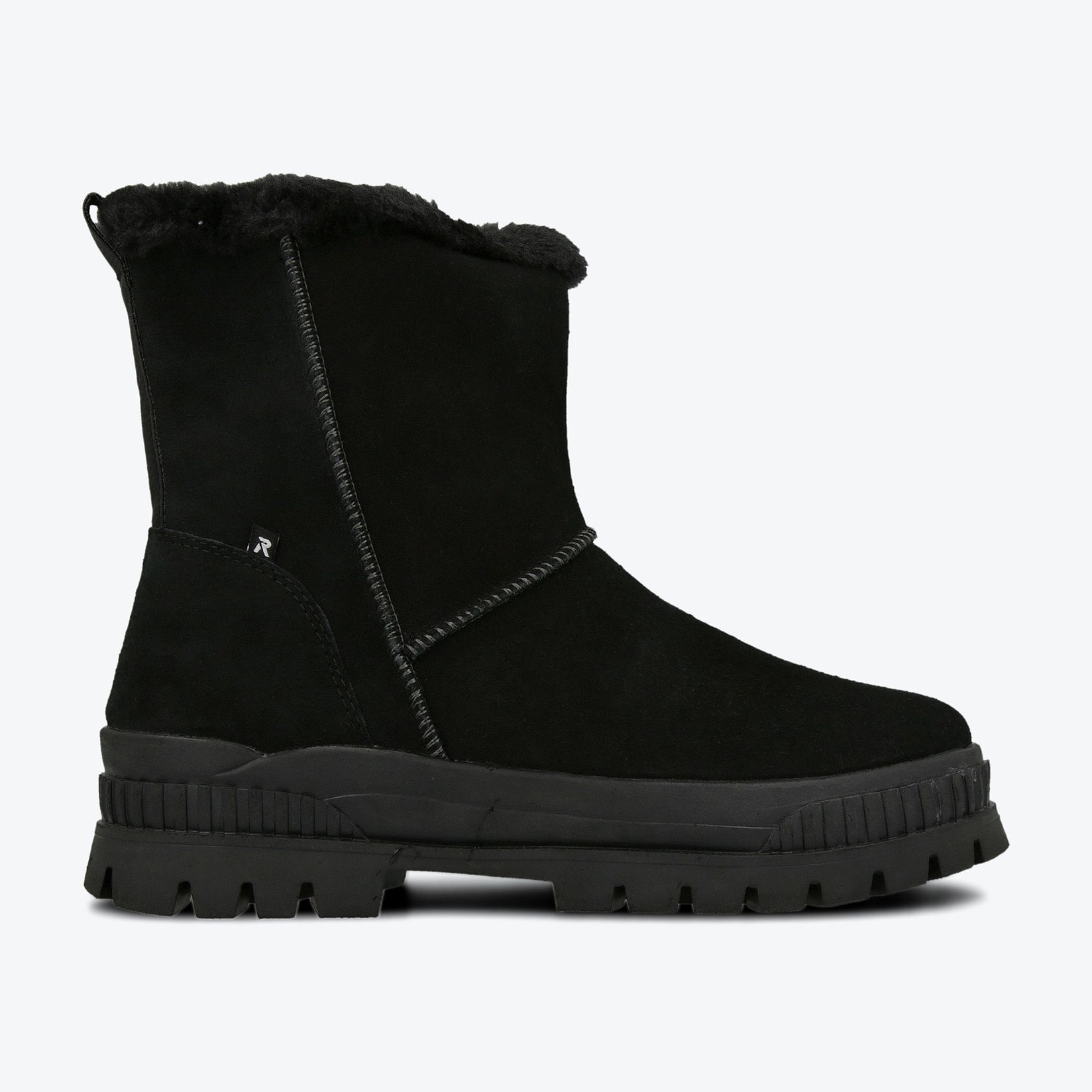 RIEKER Ženske čizme W2172 W, Crne