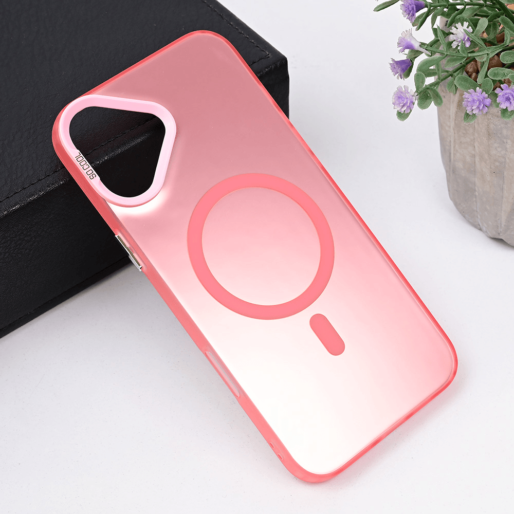 TERACELL Maska za iPhone 16 Plus Magsafe Clear, Roze